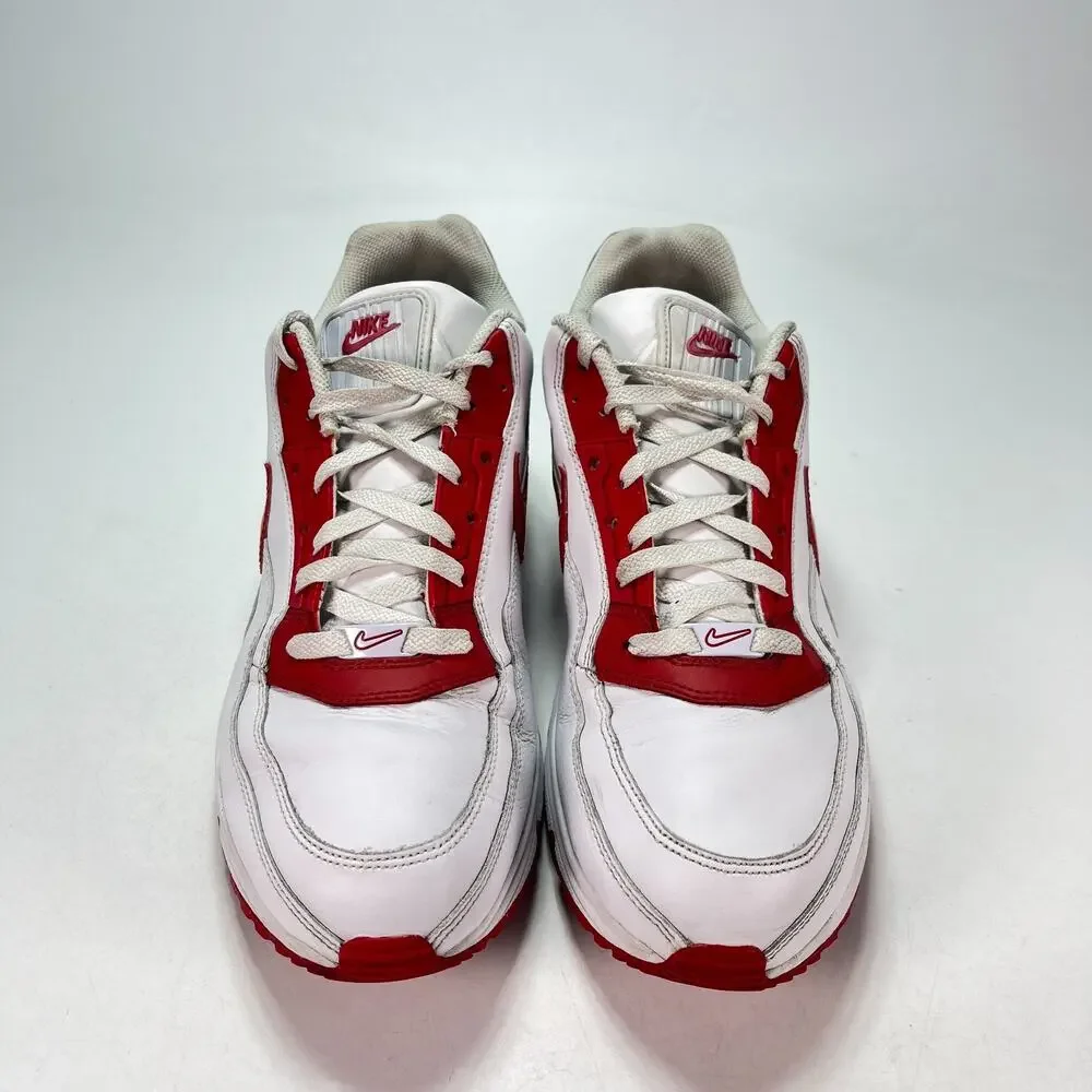 Nike Air Max LTD 3 White University Red Low Top Sneakers 687977-160 Mens Size 14